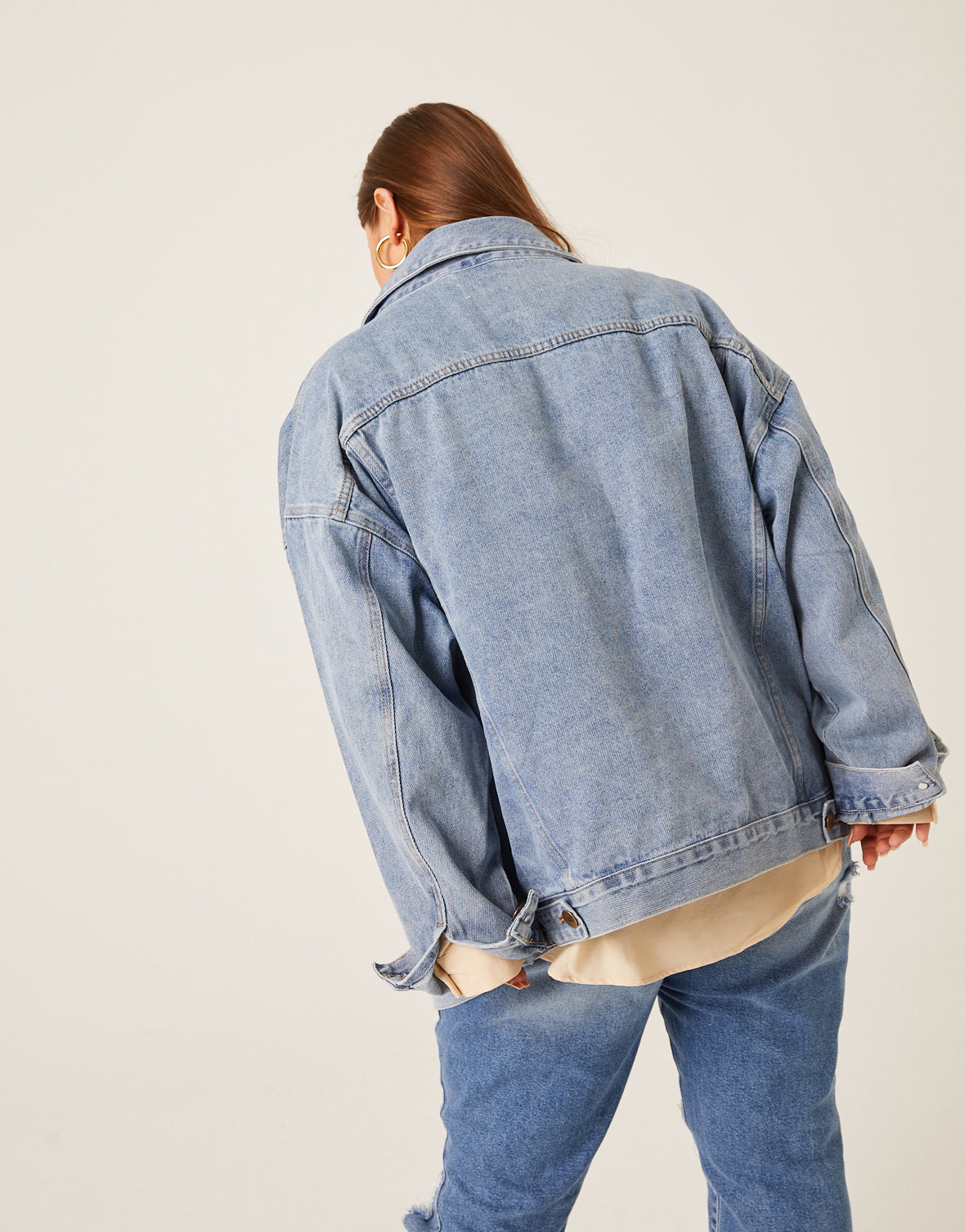 Plus Size Boyfriend Denim Jacket