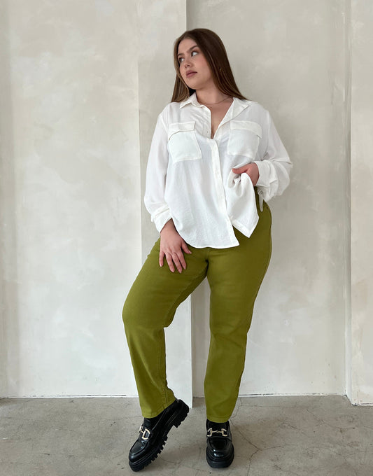 Plus Size 5 Pocket Mom Jeans