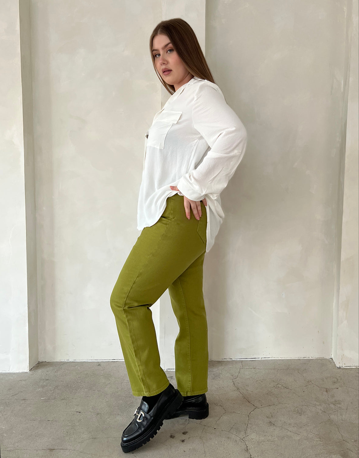 Plus Size 5 Pocket Mom Jeans