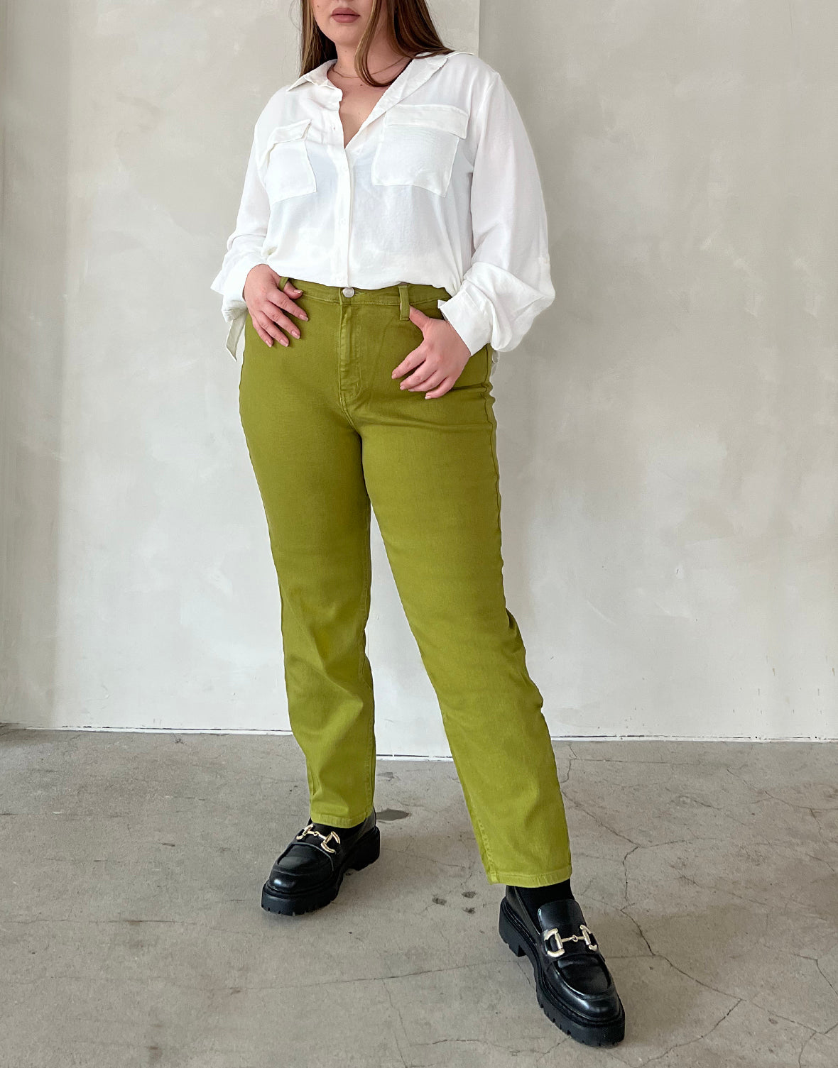 Plus Size 5 Pocket Mom Jeans