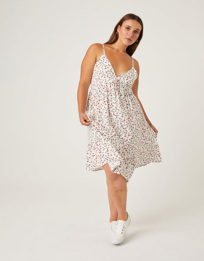 Plus Size Casual Floral Sundress