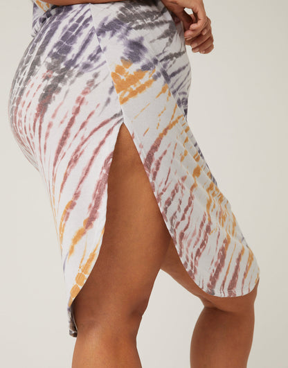 Plus Size Tie Dye T-Shirt Dress